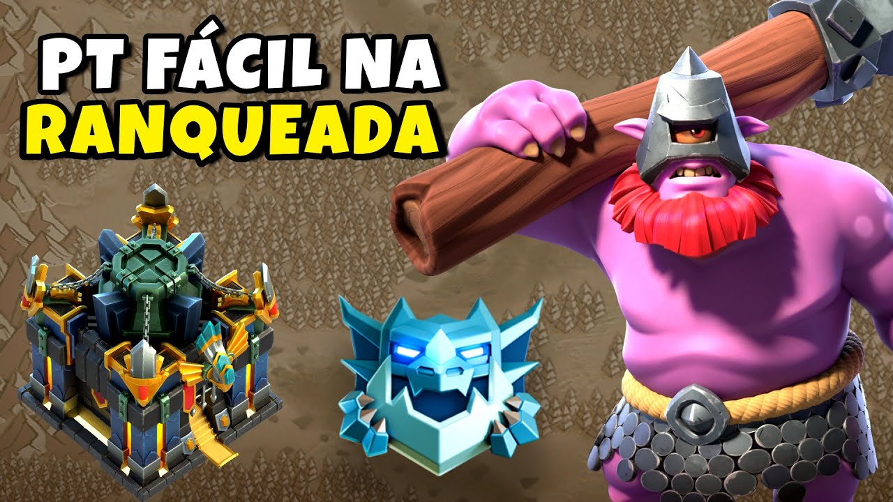 ESTOU DANDO MUITO PT NA RANQUEADA COM ESSE ATAQUE CV17 | Clash Of Clans