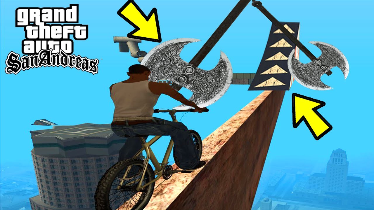 أصعب تحدي | 90% فشلو في اجتياز هذا الماب في جي تي اي سان اندرياس | GTA San Andreas Maps