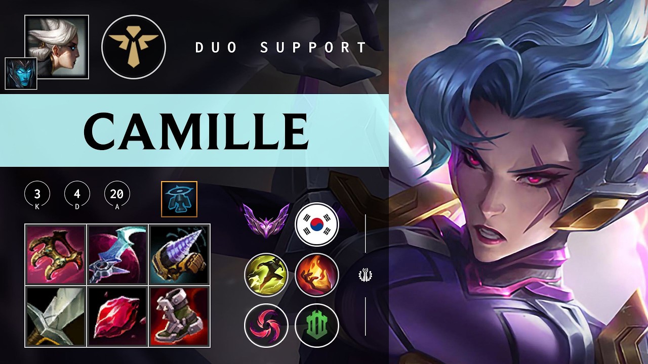 Camille Support vs Taric - KR Master Patch 26.03