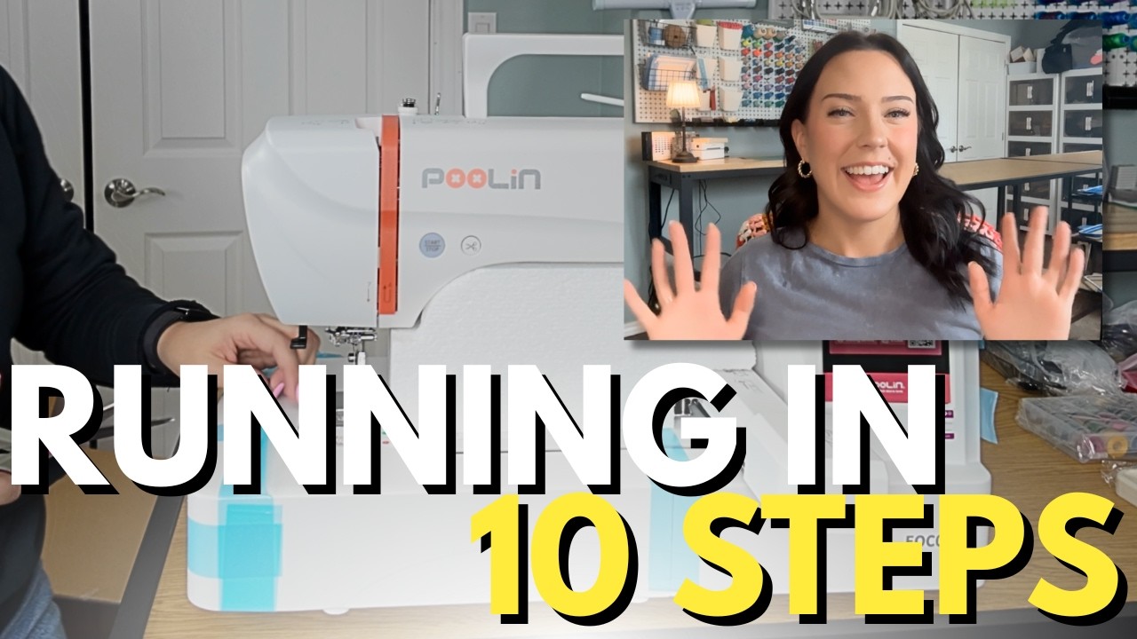 Вы достанете свою одноигольную вышивальную машинку из коробки и начнете шить.