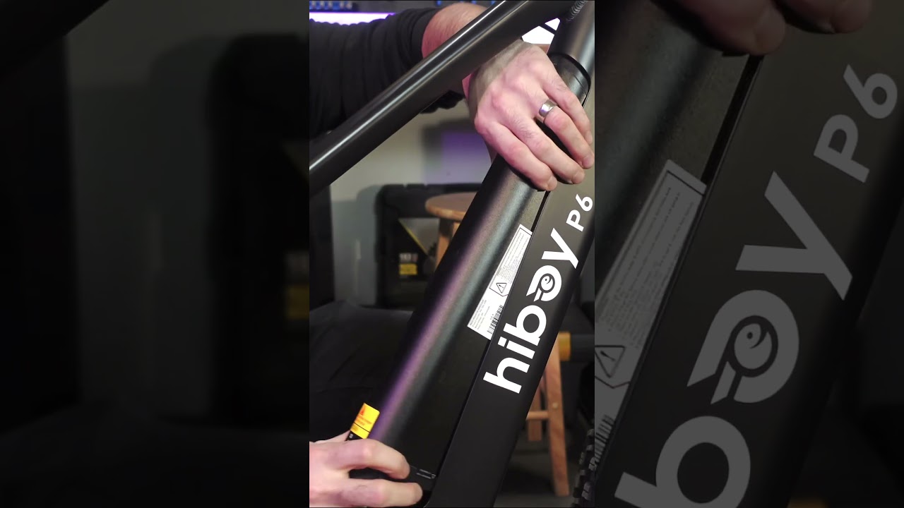 Showcasing Hiboy P6 Bike Detail Excellence.#ebike #electricbike #mtb #bikelife #bikeride #hiboy
