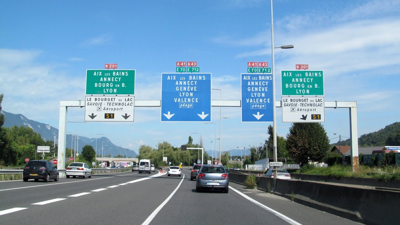 France: A43 / N201 Chambéry