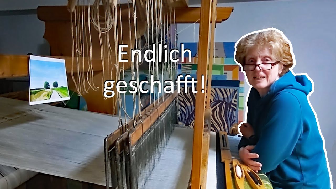 Endlich geschafft- das neue Bild ist fertig! #weben #künstlerin #kunst