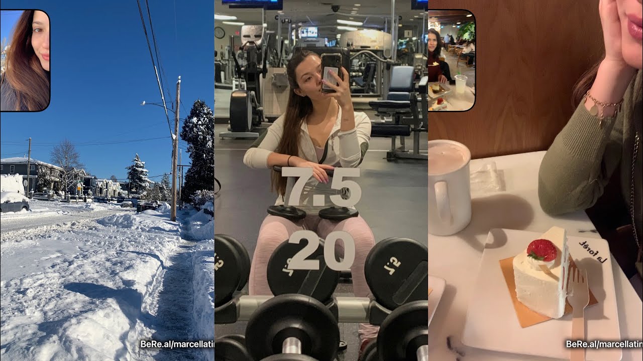 neve, comprinhas, rotina, gym, café | férias de inverno | morando no Canadá | vlog | marcella timo