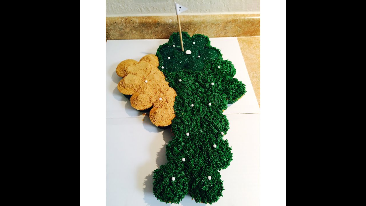 Golf Course Pull Apart Cake