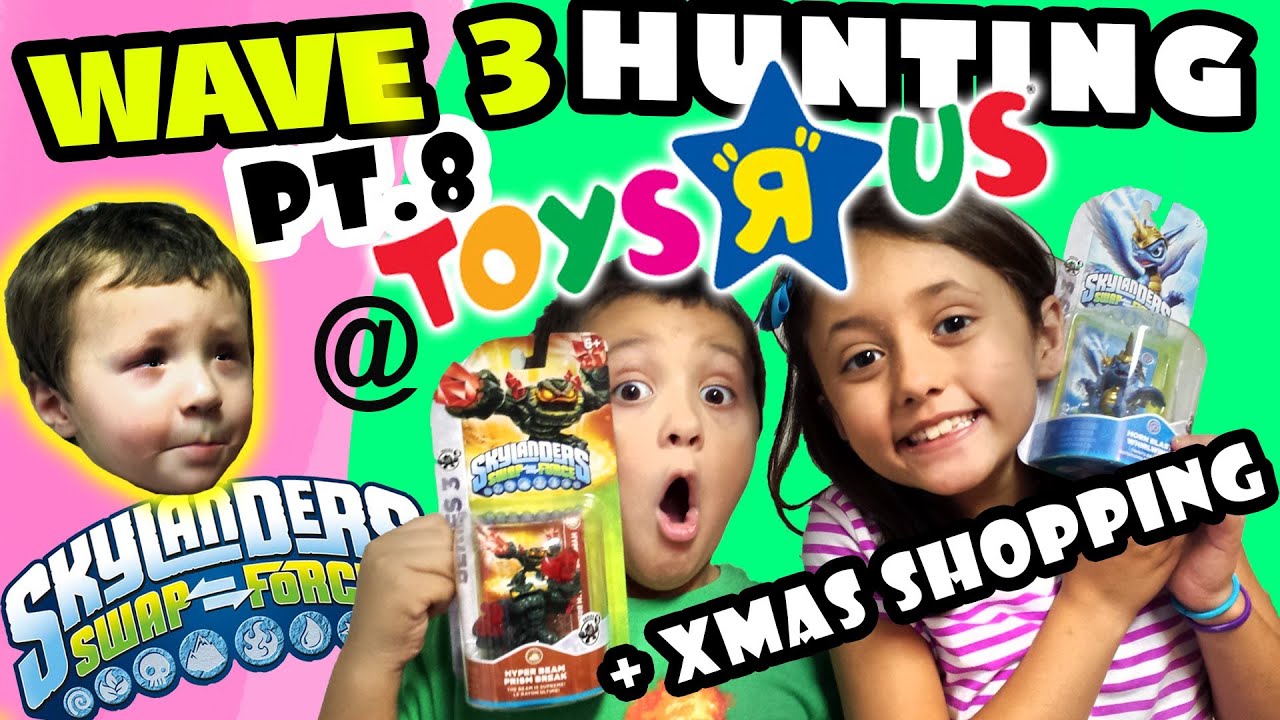 Skylanders Swap Force Hunting: Волна 3 и веселье рождественских покупок в Toys R Us — часть 8 — С...