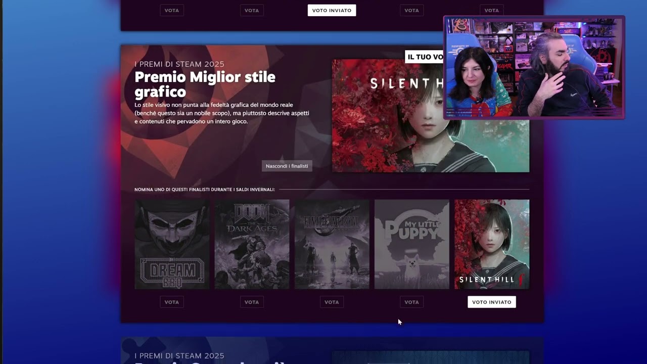 Votiamo per gli Steam Awards 2025