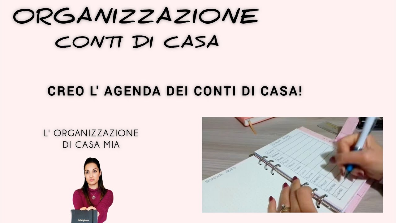 CREO ED ORGANIZZO L' AGENDA 2024: CONTI DI CASA