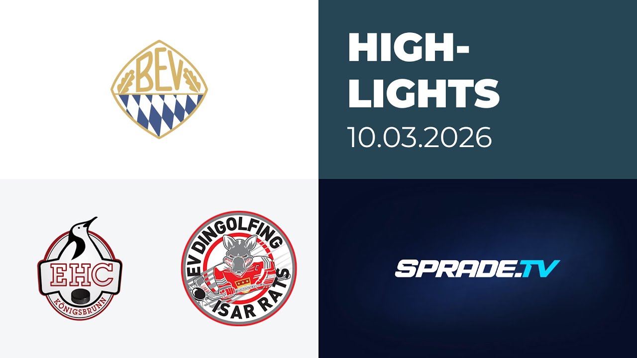 10.03.2026 - Highlights - EHC Königsbrunn vs. EV Dingolfing