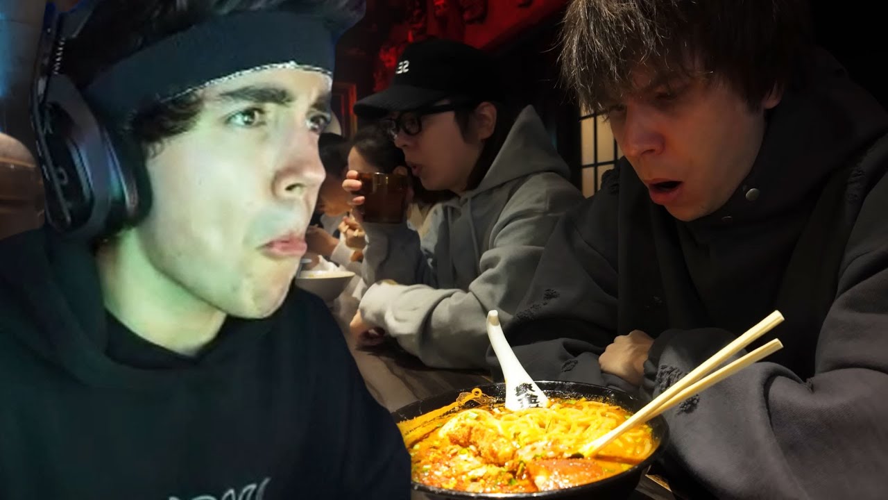 ROIER REACCIONA AL RUBIUS: QUEDADA DE COCHES, RAMEN PICANTE Y ROBOTS | Epic Vlog JAPON !!