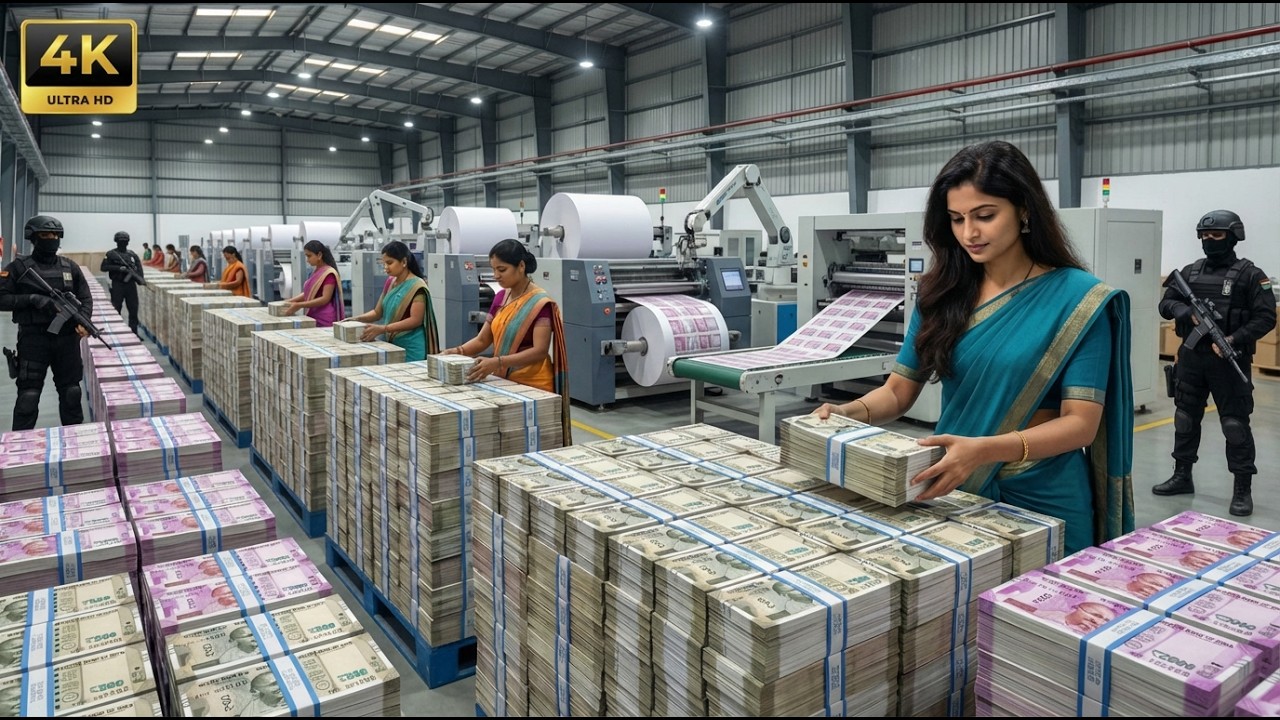 Inside India's Currency Printing Factory Full Process) How Rupees Are MadeInside the Rupee Factory