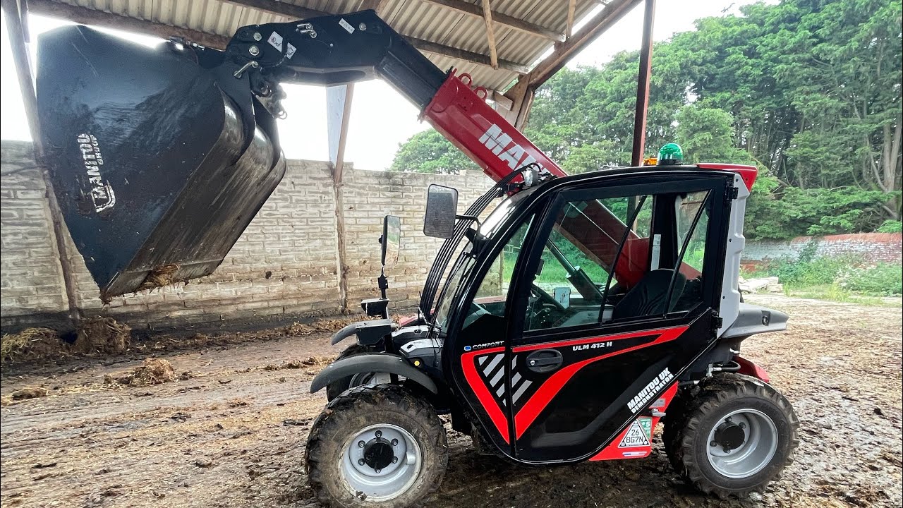 Телескопический погрузчик Mini Manitou ULM 412, День плуга в Саффолке и Тракторы! Еженедельный вы...