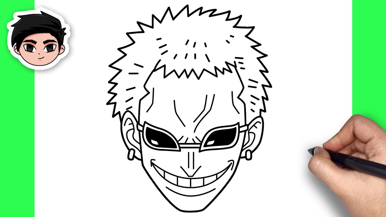 How To Draw Doflamingo | One Piece - Easy Step By Step