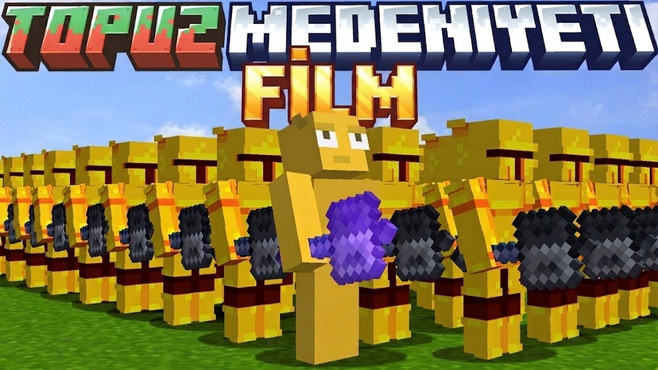 Minecraft'ta TOPUZ MEDENİYETİNE Katıldım  (TÜM HİKAYE)
