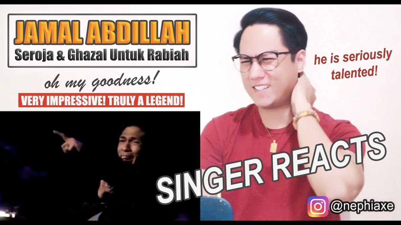 Dato' Jamal Abdillah - Seroja & Ghazal Untuk Rabiah LIVE | REACTION