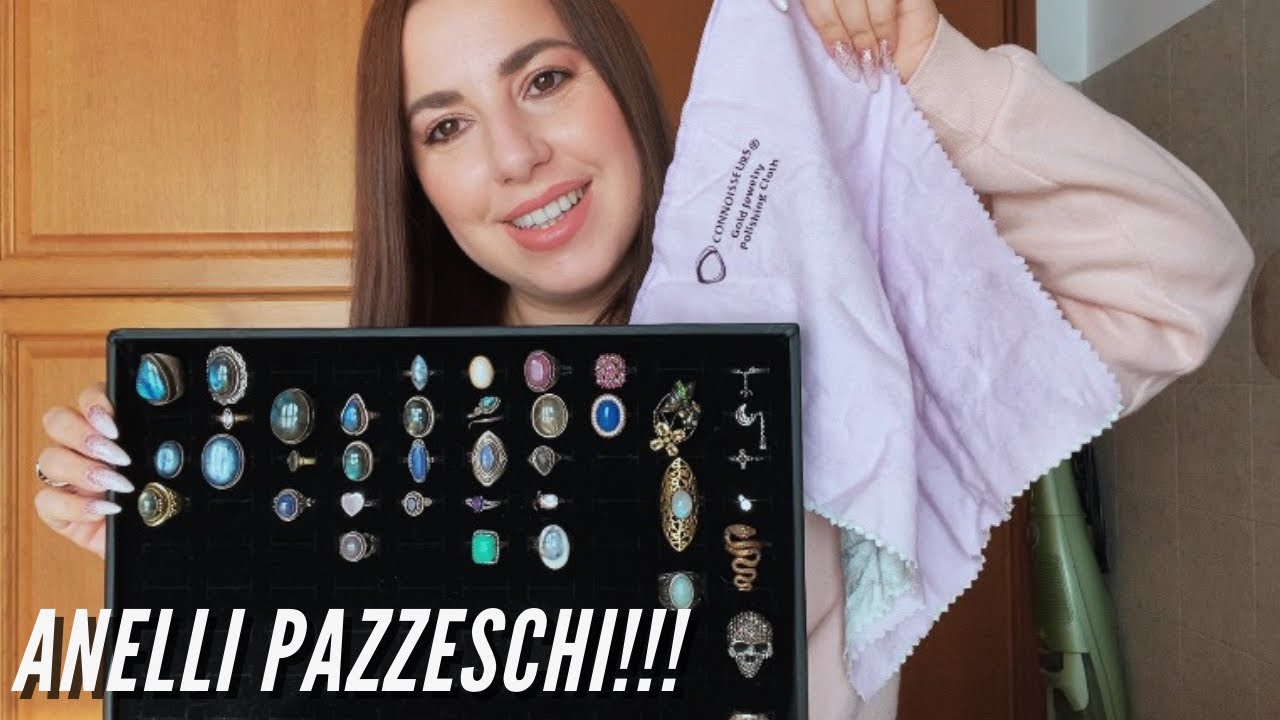 COME PULIRE I GIOIELLI IN ARGENTO • UN PO’ DELLA MIA COLLEZIONE • Anelli Con Pietre Pazzeschi!!!