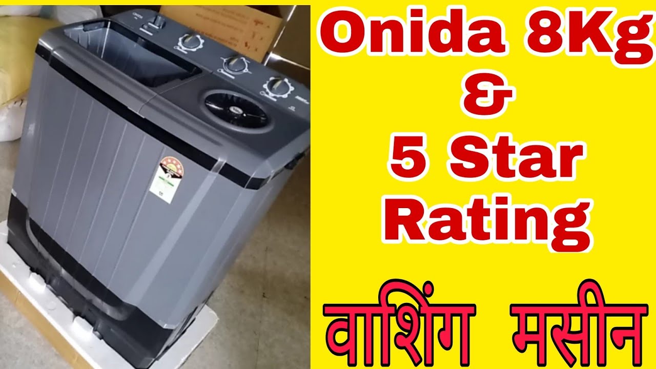 #Onida 8Kg & 5 Star Rating #Washing Masen #Unboxing