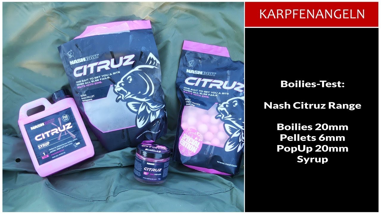 #1 Boilie-Test mit Nash Citruz Range - Fishing Point