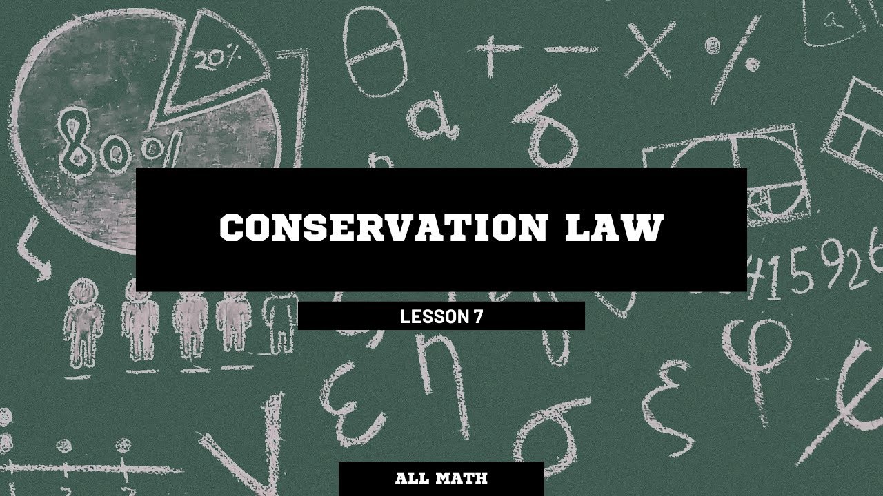 CONSERVATION LAWS || PARTIAL DIFFERENTIAL EQUATIONS