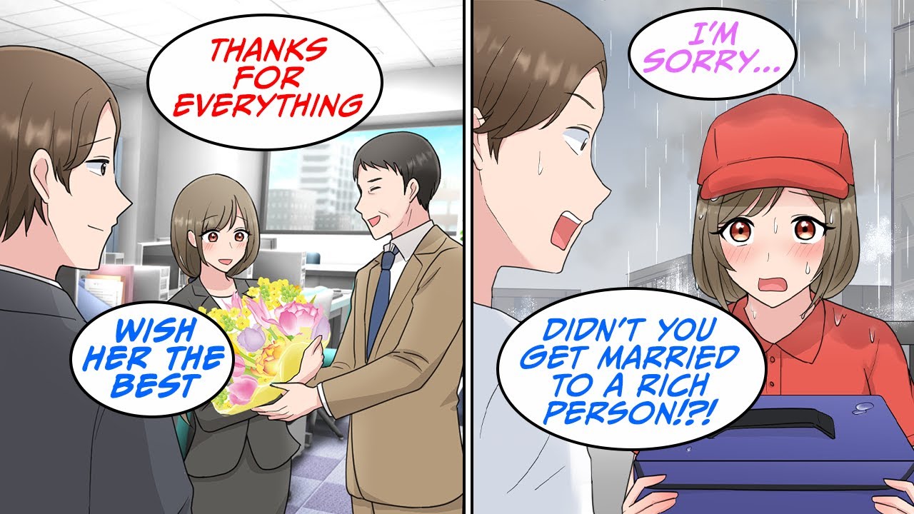 A colleague who married a wealthy man and quit her job [Manga Dub]