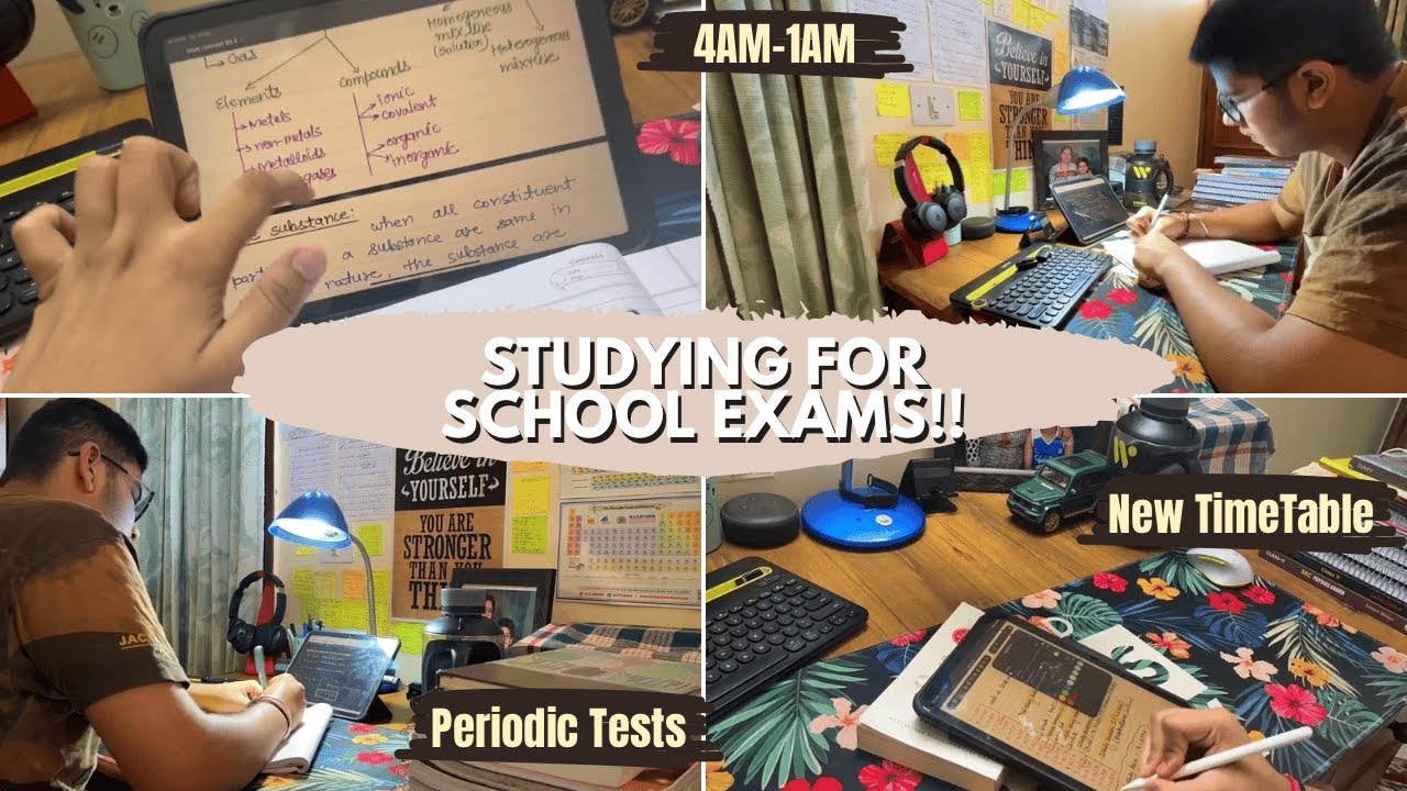 Preparing for my School Exams!!😭 11th grader :)