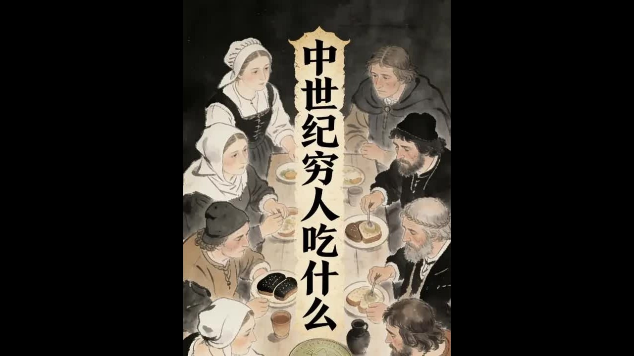 中世纪食物有多难吃？嗜酒不是贪杯，是为了保命｜助眠历史故事 如果你回到中世纪，摆在面前的盛宴可能不是享受，而是一场致命的赌局。从掺杂锯末与致幻霉菌的黑面包，到以此掩盖腐臭的香料炖肉