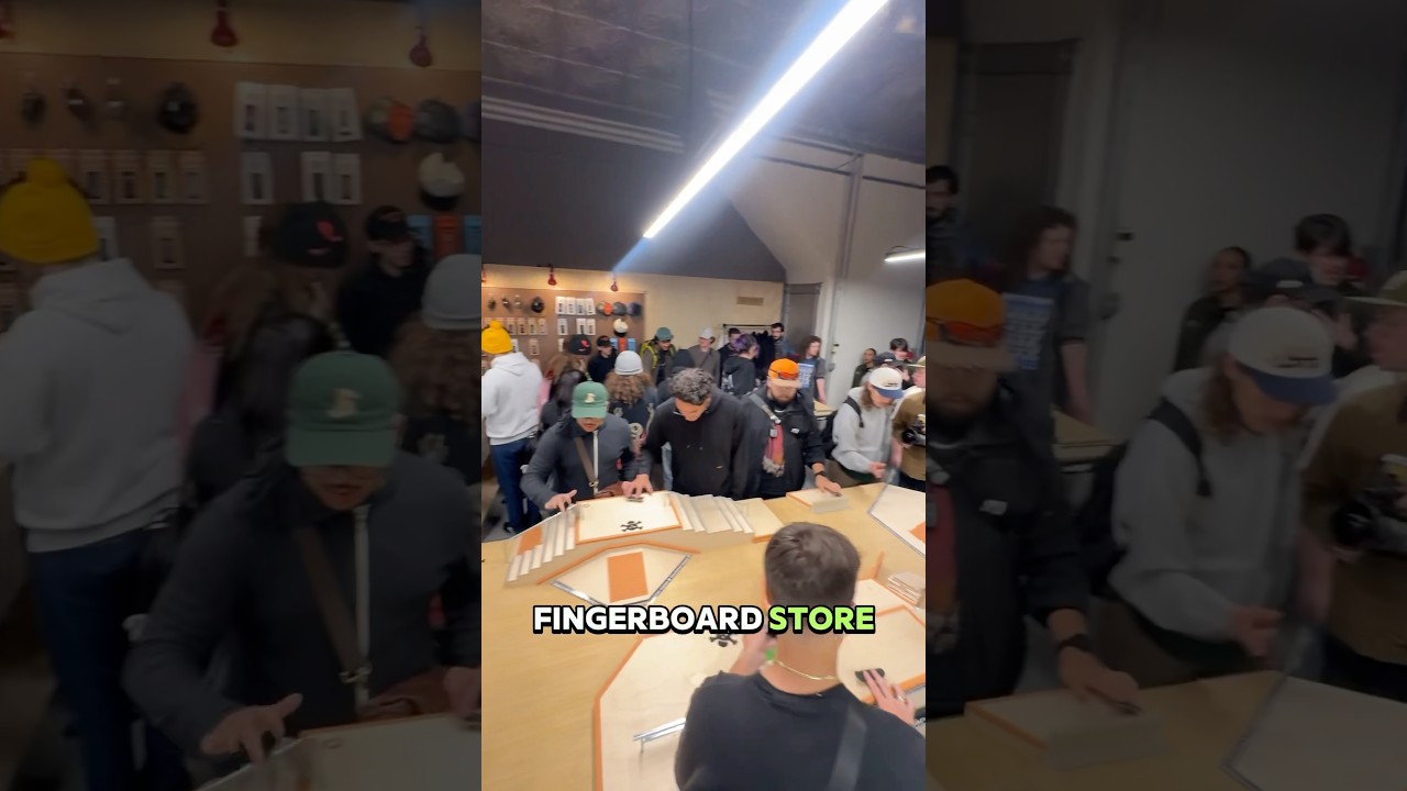 Магазин миниатюрных скейтбордов в Чикаго &mdash; Blackriver Chicago ​⁠@blacktheriver #fingerboard #chicago