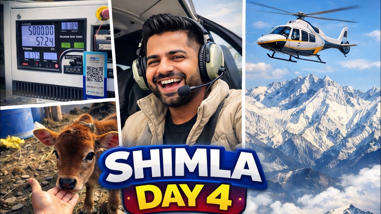 Shimla Day 4 | 8000 ft Helicopter Ride