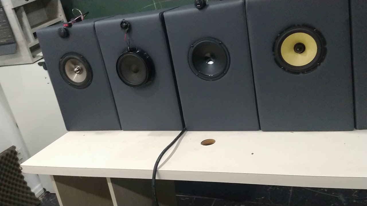 Comparação alto falante herts x original