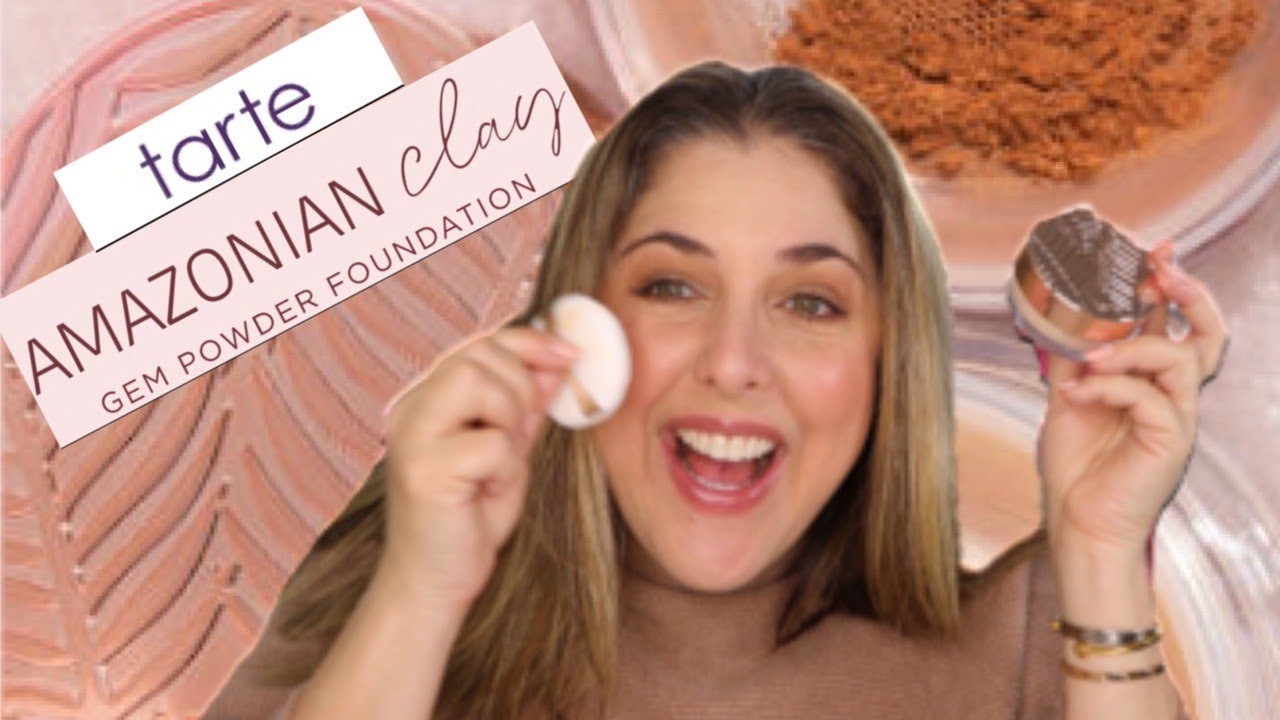 NEW Tarte Amazonian Clay GEM POWDER Foundation!