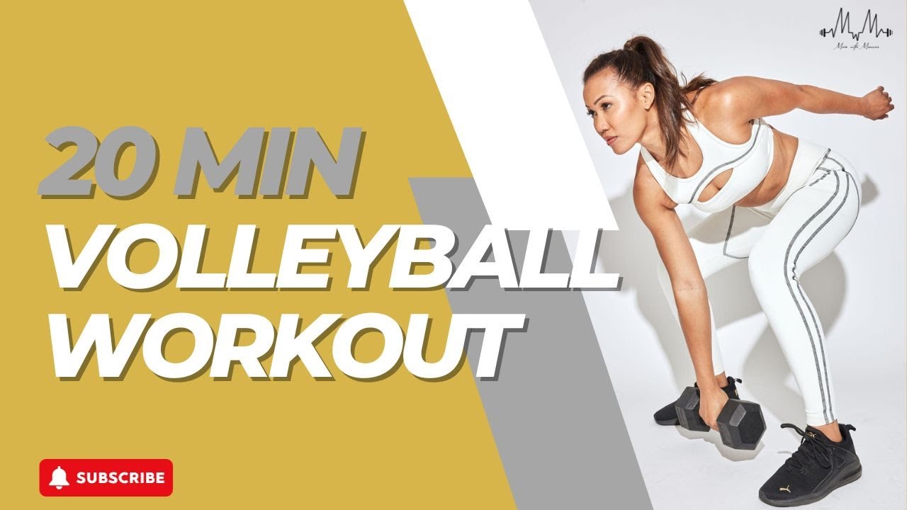 20-Min Volleyball Workout at Home l Move with Maricris