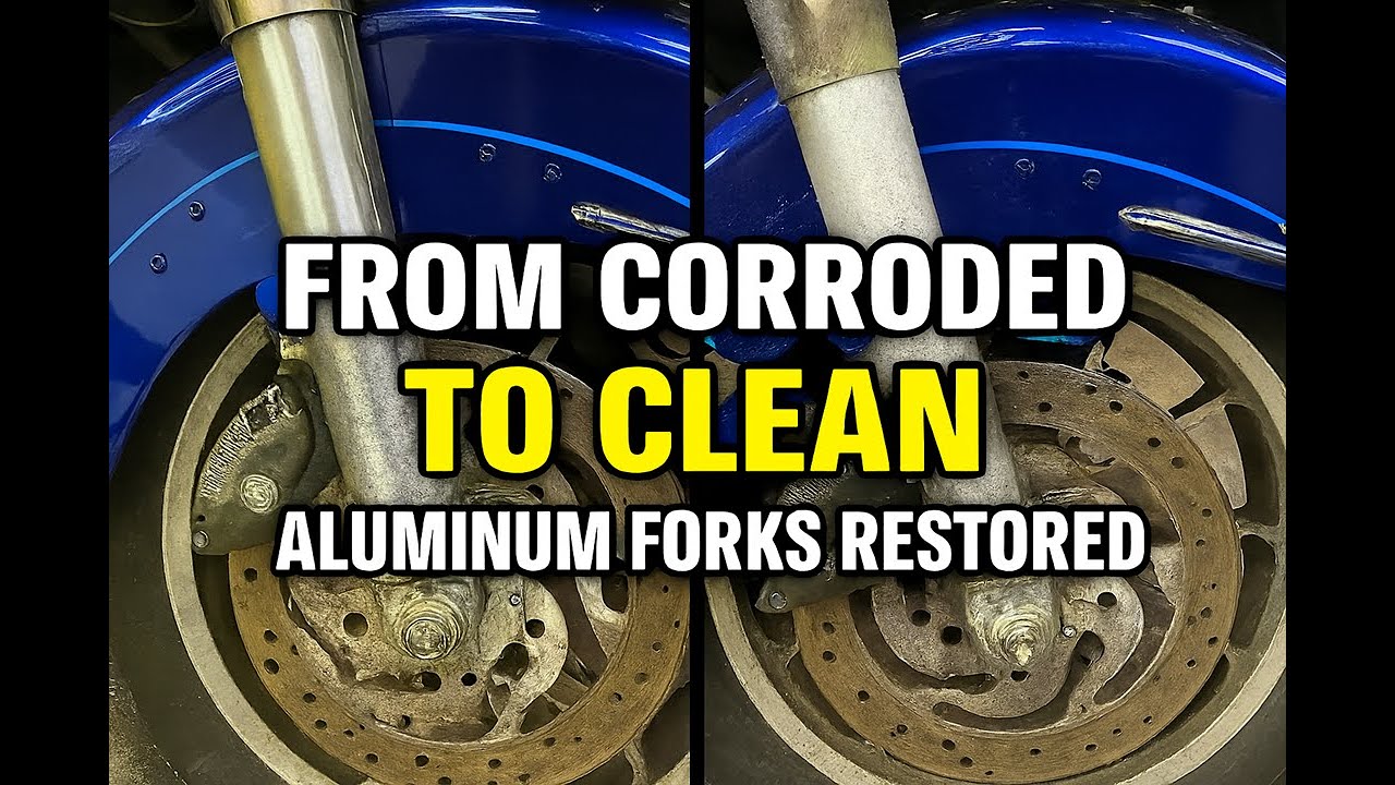 From Corroded to Clean: Aluminum Forks Restored