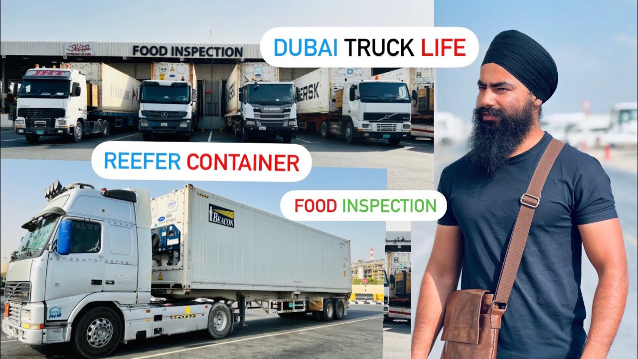 Dubai truck driver life//dubai to sharjah//punjabi driver//bal vlogs