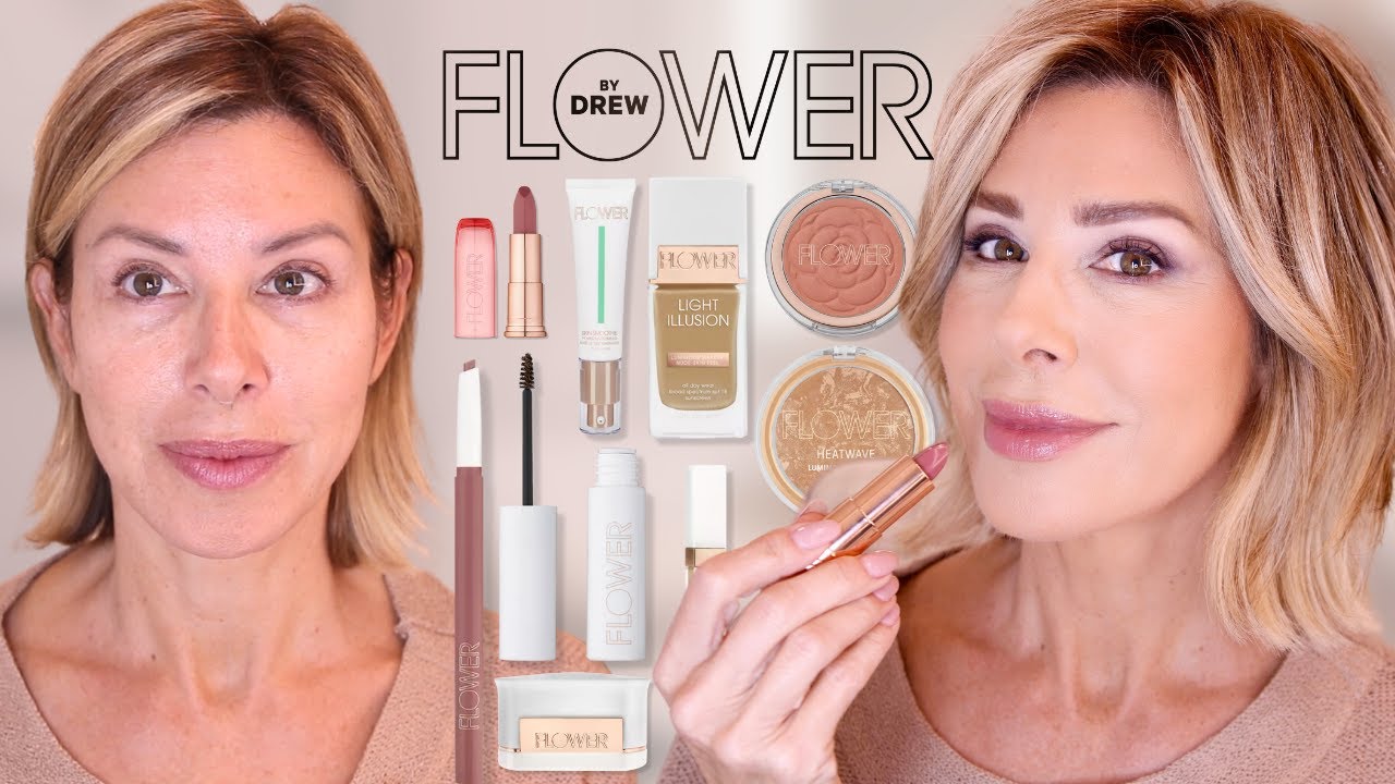 Пробуем цветочную косметику | Линия косметики Drew Barrymore's Drugstore | Доминик Сакс