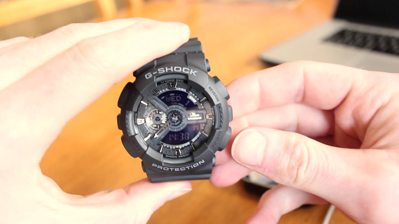 Casio GShock GA-110-1BER MILITARY STEALTH WATCH