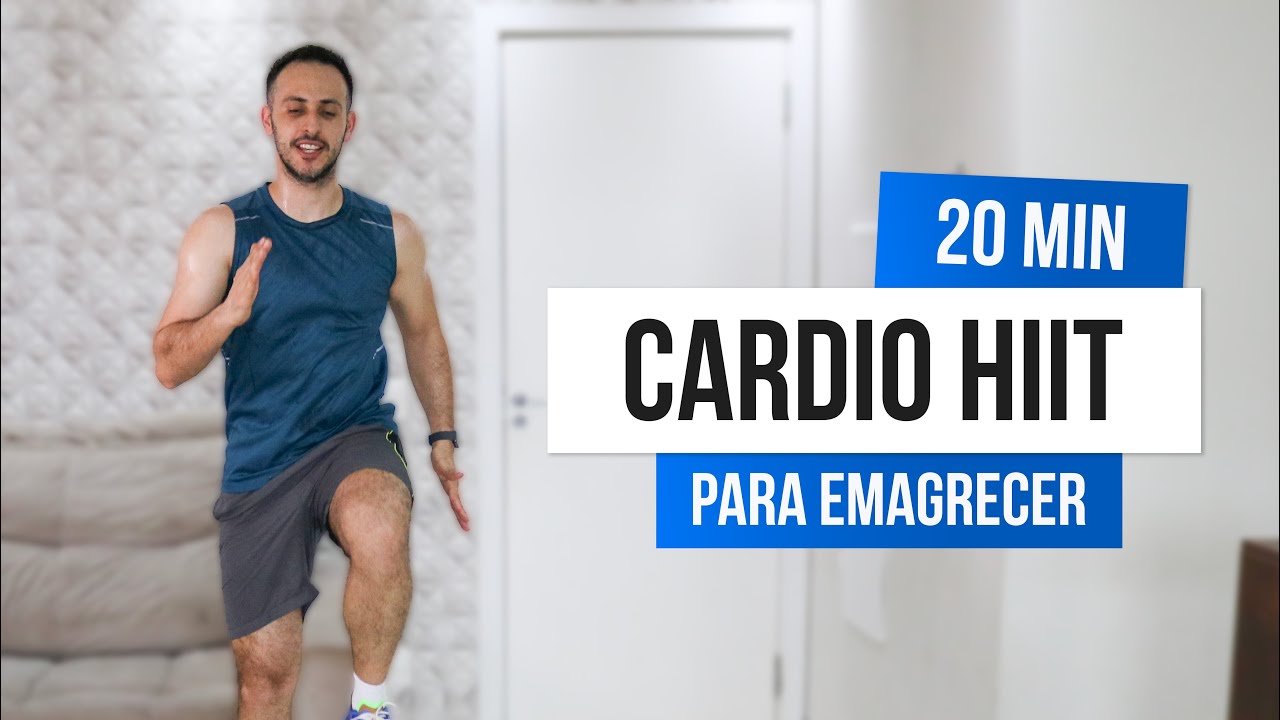 21 min CARDIO HIIT para QUEIMAR MUITA GORDURA EM CASA 🔥