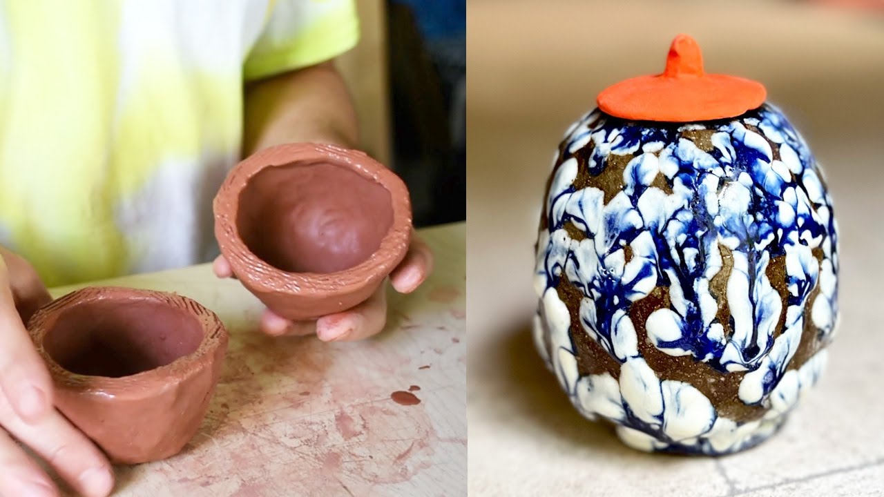 How to Make a Pinch Pot Vase with Lid