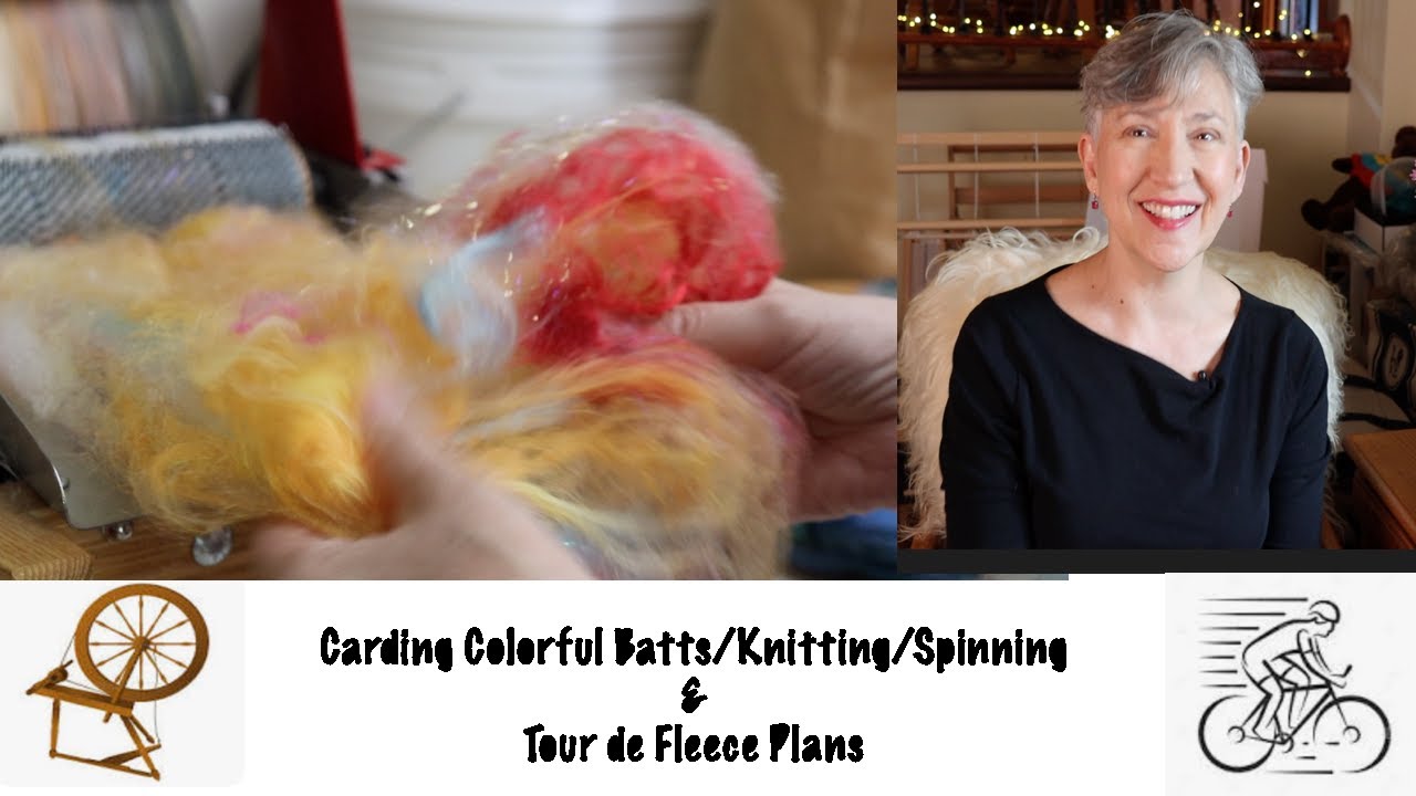 Carding Colorful Batts/June Knitting & Spinning
