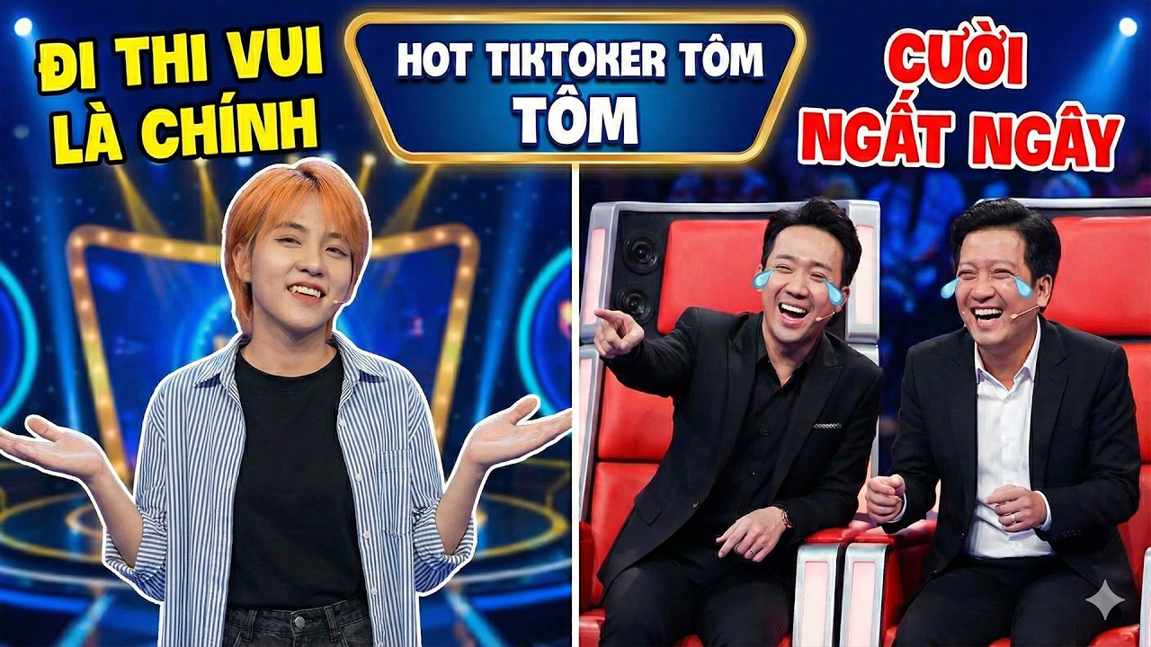 Hot TikToker Tôm Tấu Hài Khiến Trấn Thành, Trường Giang Cười Ngất Ngây | Hài Mới 2026