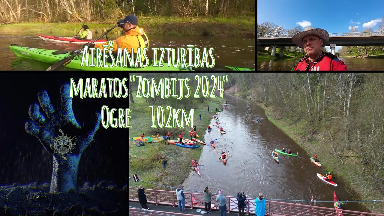 Laivu brauciens - Zombijs 2024 pa Ogres upi