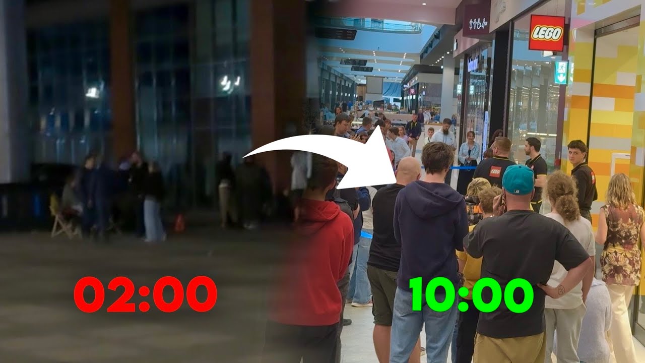 CZEKALIŚMY CAŁĄ NOC NA OTWARCIE PIERWSZEGO LEGO STORE W KRAKOWIE