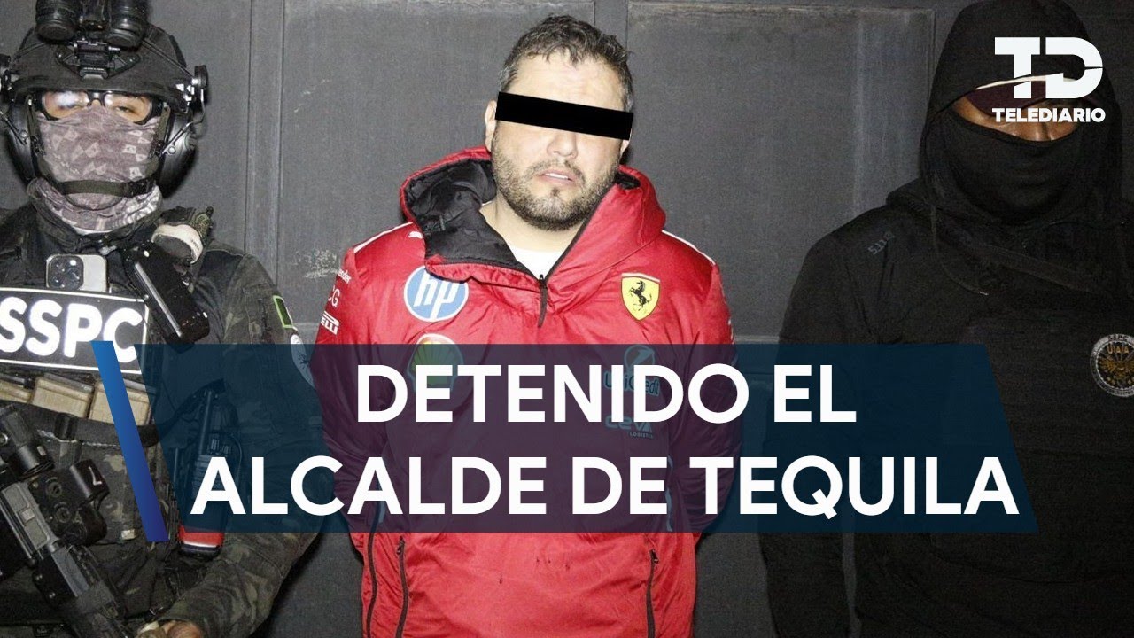 Detienen a Diego Rivera, alcalde de Tequila por extorsión, corrupción y posibles nexos con el narco