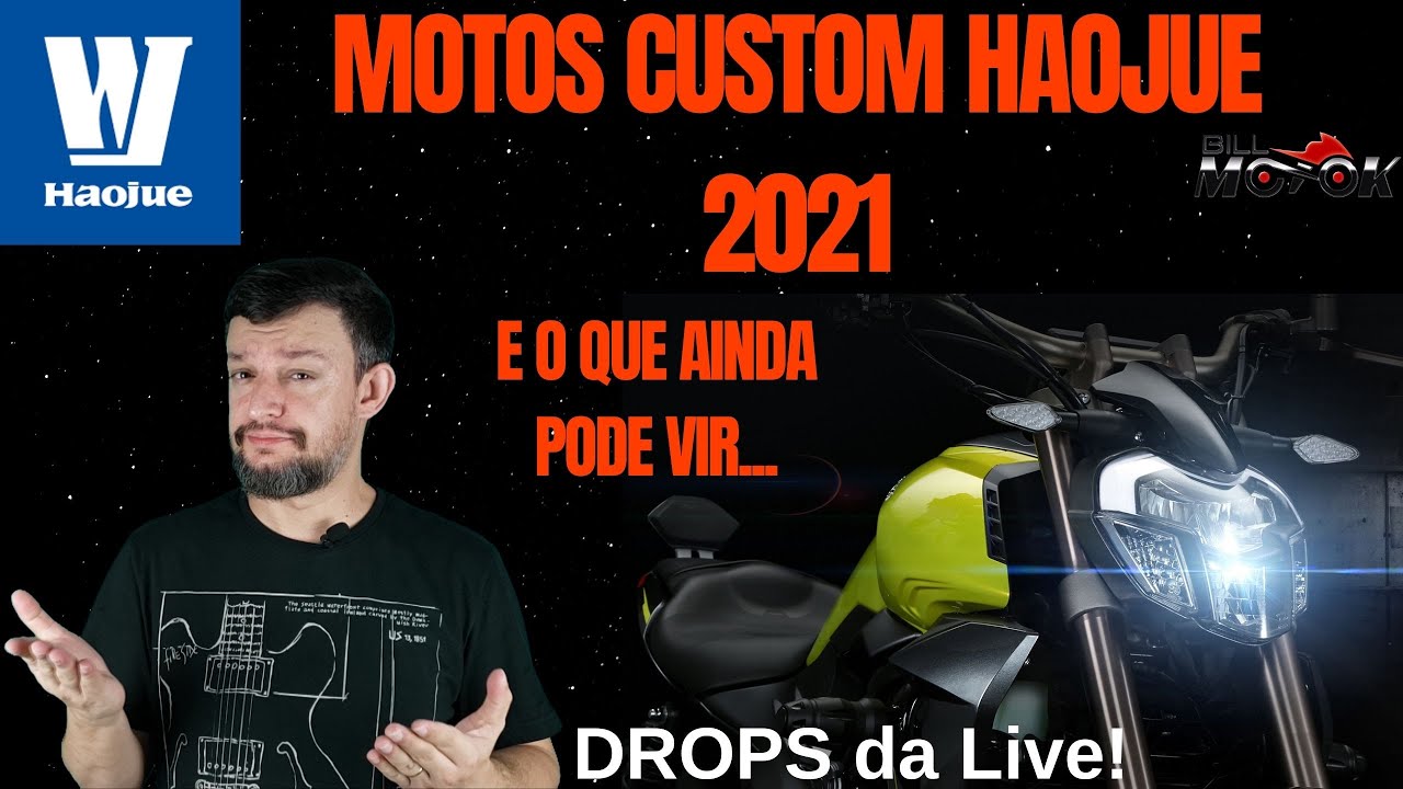 Motos Custom da Haojue para 2021, as que vão chegar e o que ainda pode chegar que é o caso da TR 300