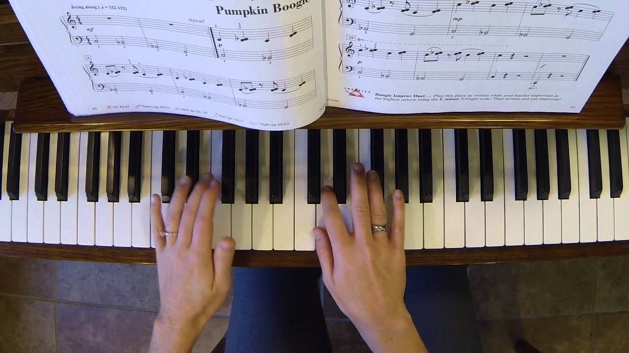 Pumpkin Boogie — Piano Adventures/2B/Учебник