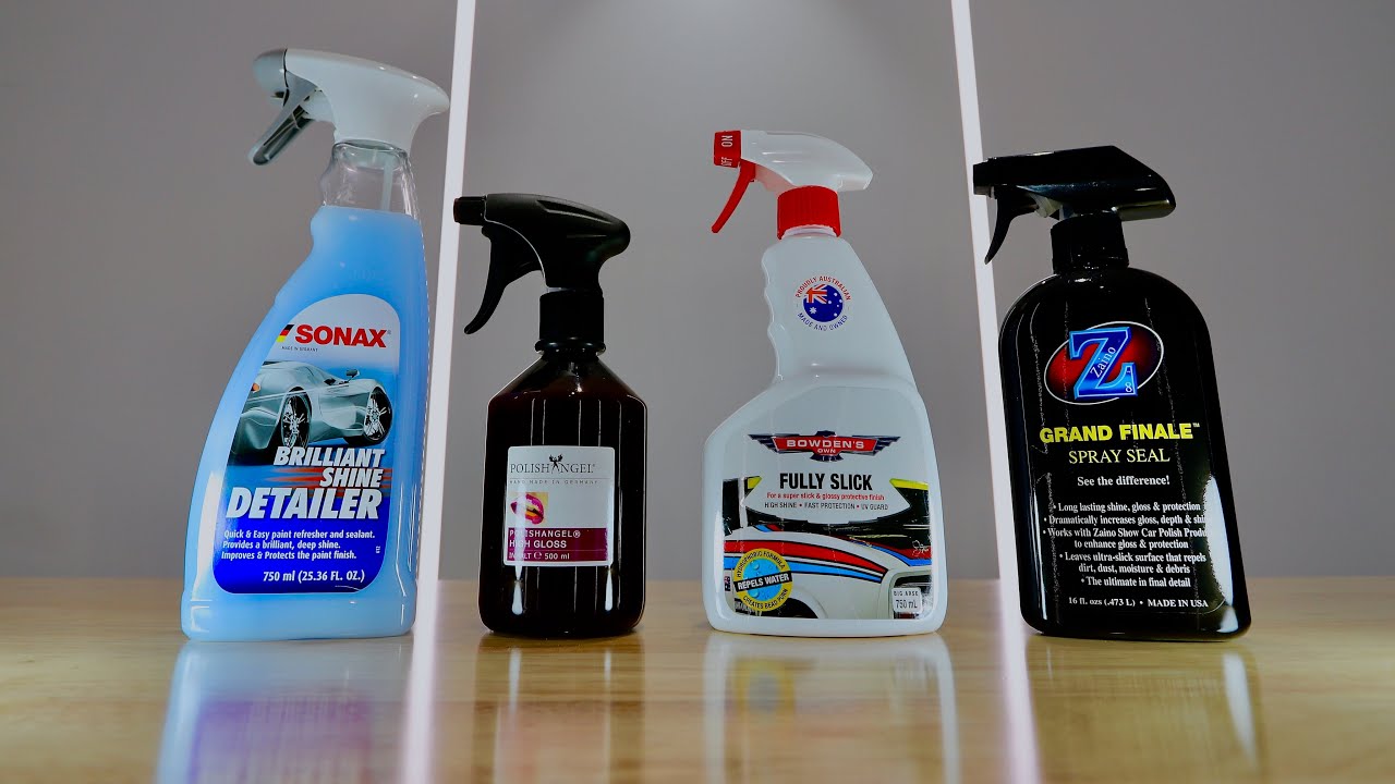 Sonax Brilliant Shine vs PolishAngel High-Gloss vs Bowden's Own Fully Slick vs Zaino Z8 Grand Finale