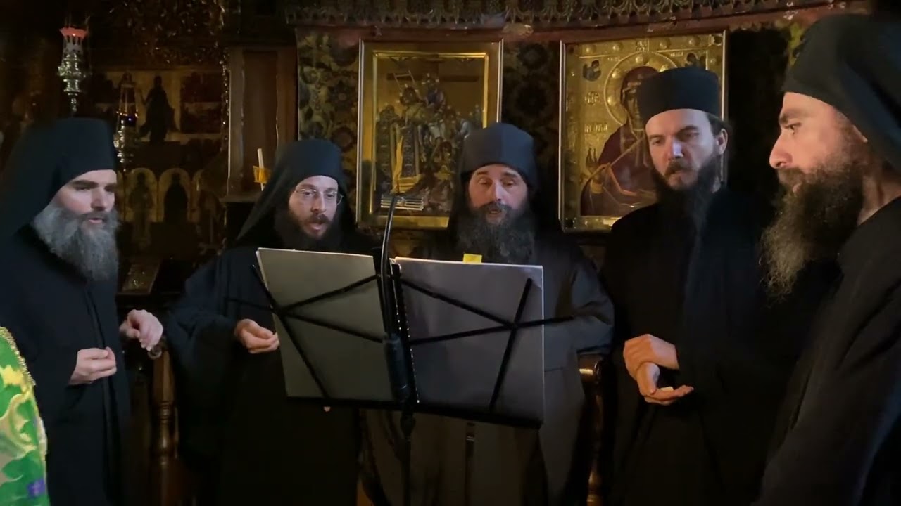 Παναγία Δέσποινα/ Presfântă Stăpână (Ήχ πλ B, Πέτρου Φιλανθίδη).Ψάλλει Γέρων Δαμασκηνός Νεοσκητιώτης