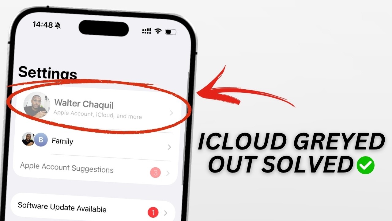 iCloud Settings Greyed Out On iPhone Solved!