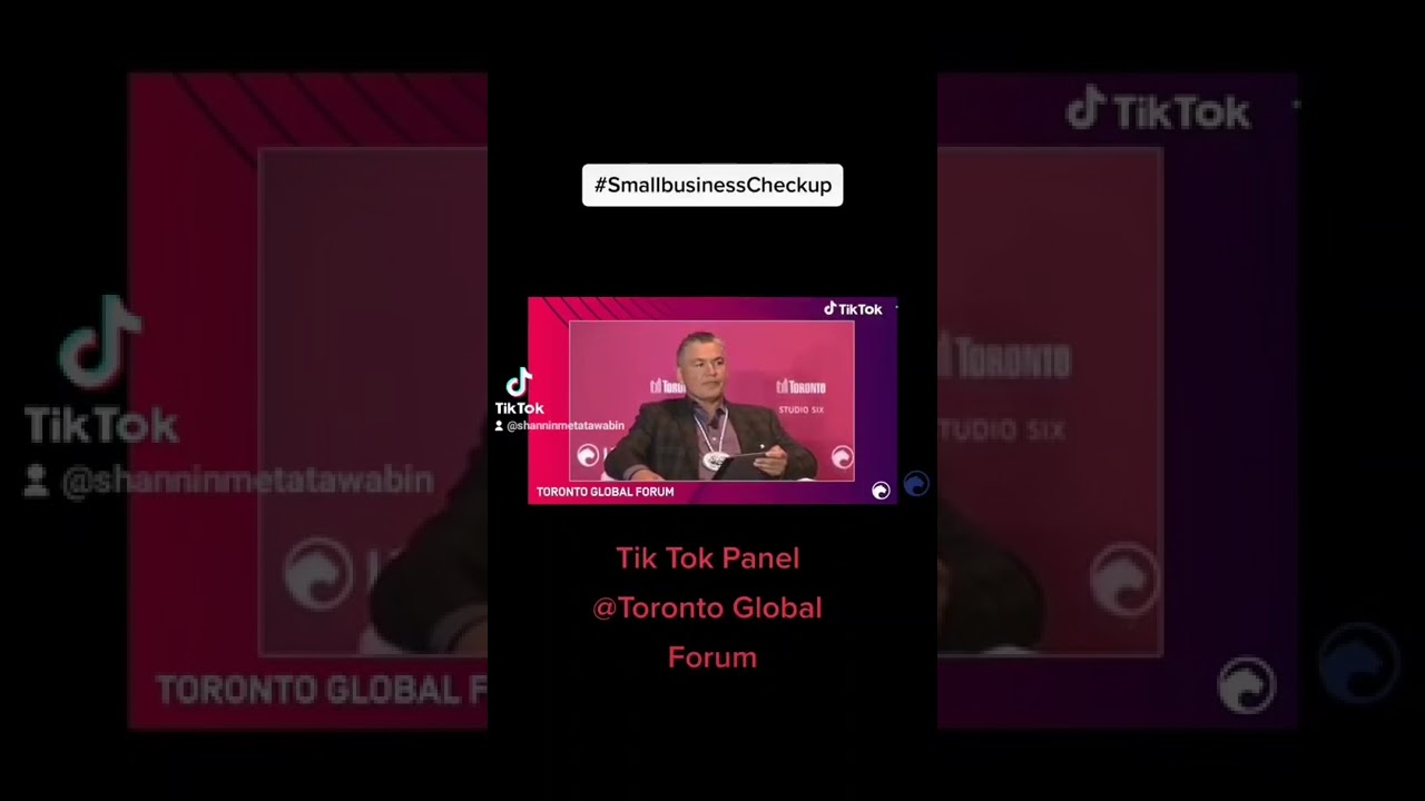 Tik Tok panel at Toronto Global Forum 2022 Metatawabin