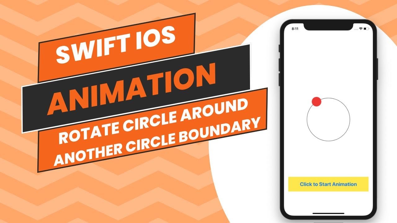 How to create Animation for rotating circle around another circle in Swift 5 XCode | Hindi | Learn