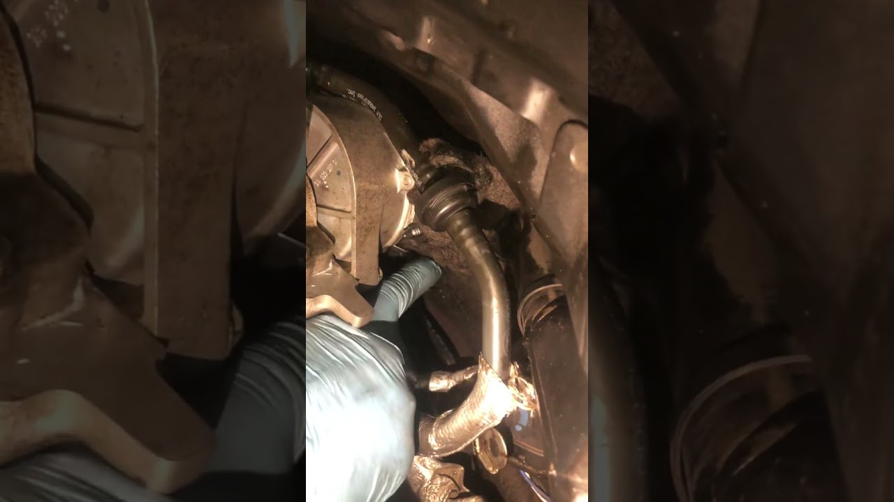 How to replace valve cover gasket and vacuum pump rear bolt removal 2014 Cadillac ATS
